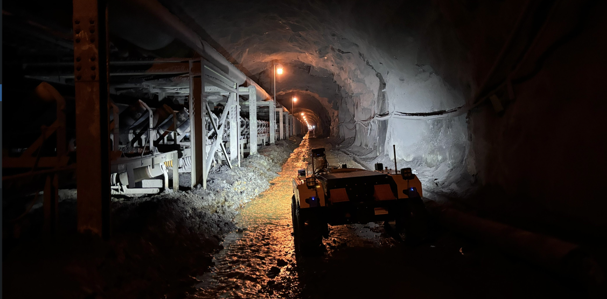 Underground Mining Inspection System - Autonomy, remote operation
